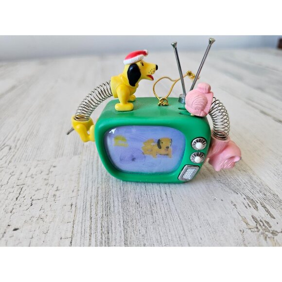 enesco Vintage Slinky TV James industries ornament sound 1997 Xmas tree - Picture 1 of 10